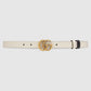 Gucci GG Marmont Reversible Thin Belt Off White & Black