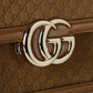 Gucci Go Small Shoulder Suede Bag Brown