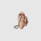 Gucci Horsebit Chain Medium Shoulder Bag Quilted Rose Beige