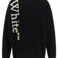 Off White Vertical Bookish Sweater