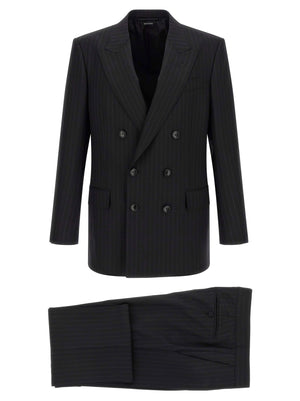 Tom Ford Pinstriped Double-breasted Dress