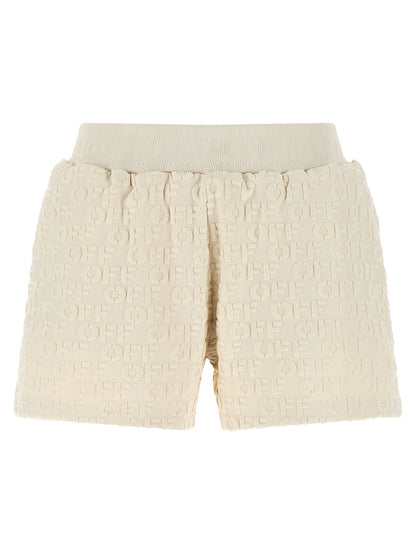 Off White Terry Shorts