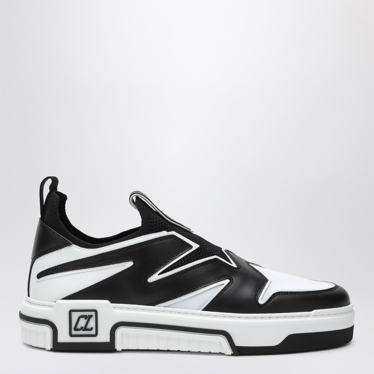 Christian Louboutin Astroflash black leather and textile sneakers