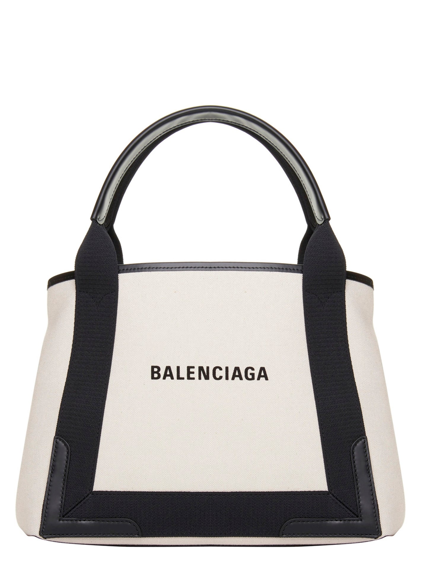 Balenciaga Navy Cabas Small Shopping Bag
