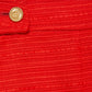 Gucci Wool Skirt With Braided Trim Red