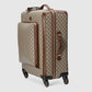 Gucci GG Supreme Medium Trolley Beige and Brown