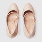 Gucci Women's High Heel  Leather Pump Light Pink