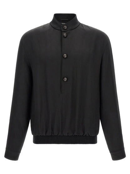 Zegna Mulberry Silk Sweatshirt