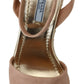 Prada Pink Suede Leather Ankle Strap Sandals