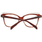 Emilio Pucci Brown Women Glasses Frame