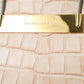 Balenciaga Pink Exotic Leather Embossed Cable Handle Shopper Tote Bag