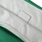 Prada Green Jersey Fabric Logo Shoulder Shopping Tote Shopping Bag