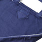 Prada Blue Jersey Fabric Logo Shoulder Shopping Tote Shopping Bag