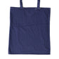 Prada Blue Jersey Fabric Logo Shoulder Shopping Tote Shopping Bag