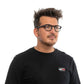 Ermenegildo Zegna Black Men Glasses Frame