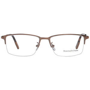 Ermenegildo Zegna Bronze Men Glasses Frame