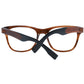 Ermenegildo Zegna Brown Men Glasses Frame