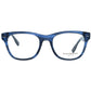 Ermenegildo Zegna Blue Men Glasses Frame