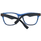Ermenegildo Zegna Blue Men Glasses Frame