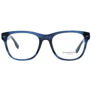 Ermenegildo Zegna Blue Men Glasses Frame