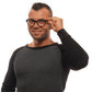 Ermenegildo Zegna Black Men Glasses Frame