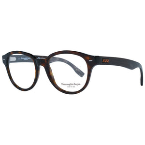 Ermenegildo Zegna Brown Men Glasses Frame