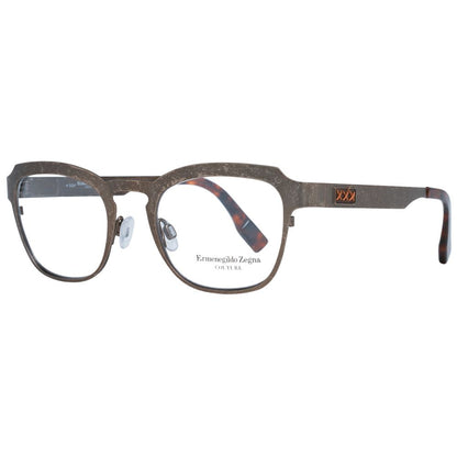 Ermenegildo Zegna Bronze Men Glasses Frame