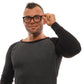 Ermenegildo Zegna Black Men Glasses Frame