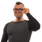 Ermenegildo Zegna Gray Men Glasses Frame