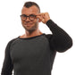Ermenegildo Zegna Black Men Glasses Frame