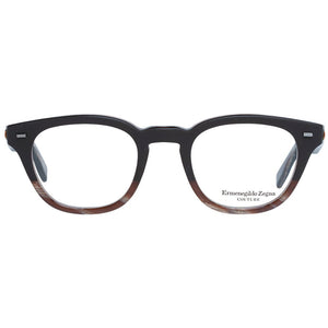 Ermenegildo Zegna Brown Men Glasses Frame
