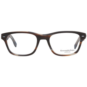 Ermenegildo Zegna Brown Men Glasses Frame