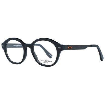 Ermenegildo Zegna Black Men Glasses Frame