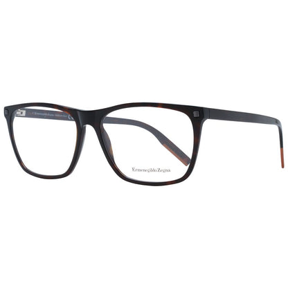Ermenegildo Zegna Brown Men Glasses Frame
