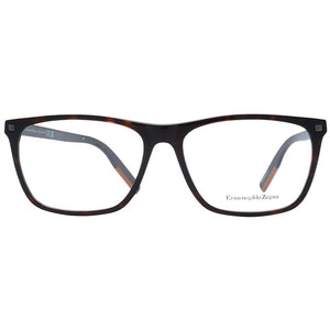 Ermenegildo Zegna Brown Men Glasses Frame