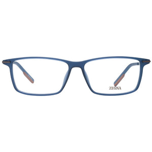 Ermenegildo Zegna Blue Men Glasses Frame