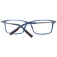 Ermenegildo Zegna Blue Men Glasses Frame