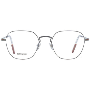 Ermenegildo Zegna Gray Men Glasses Frame