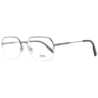 Ermenegildo Zegna Gray Men Glasses Frame