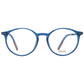 Ermenegildo Zegna Blue Men Glasses Frame