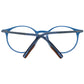 Ermenegildo Zegna Blue Men Glasses Frame