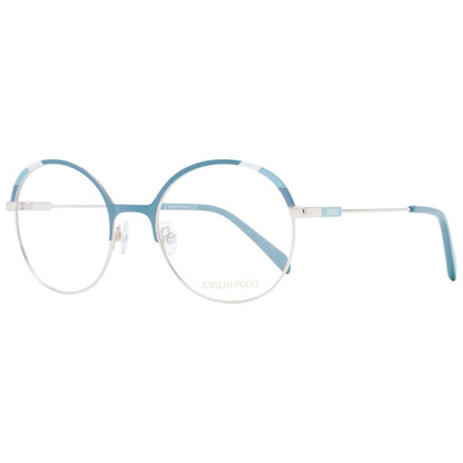 Emilio Pucci Turquoise Women Glasses Frame