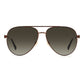 Jimmy Choo Brown Metal Sunglasses