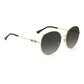Jimmy Choo Green Stainless Steel Sunglasses