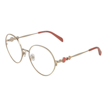 Emilio Pucci Gold Women Glasses Frame