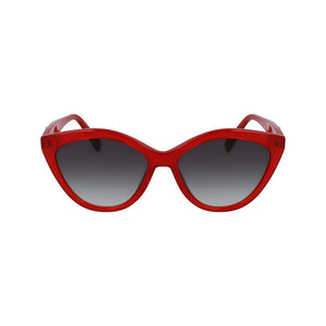 Longchamp Red Acetate Sunglasses