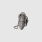 Gucci Horsebit Chain Medium Shoulder Bag Quilted Grey