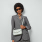 Gucci Debossed GG Super Mini Shoulder Bag Pale Green