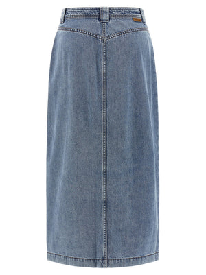 Zimmermann Denim Pencil Skirt