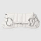 Gucci Horsebit Chain Medium Shoulder Bag Quilted White